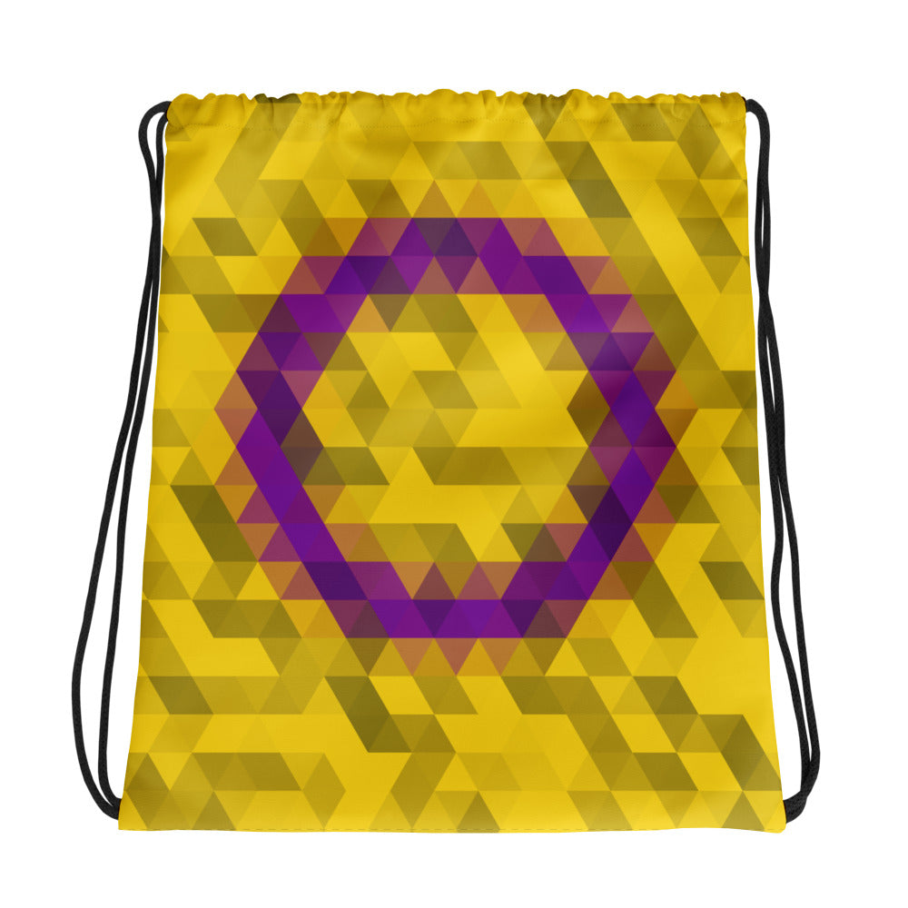 Intersexual Colors Low Poly Drawstring bag