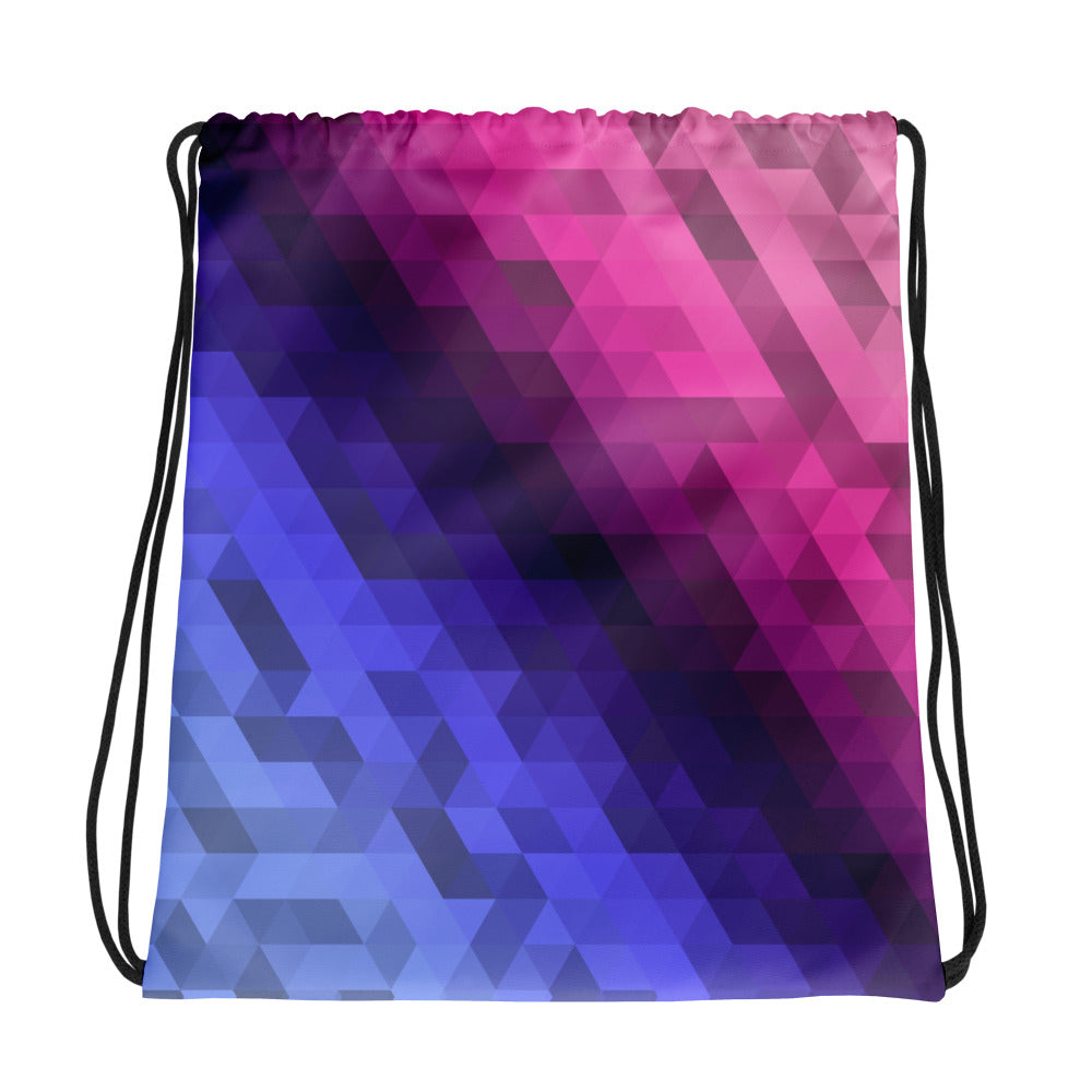 Omnisexual Colors Low Poly Drawstring bag