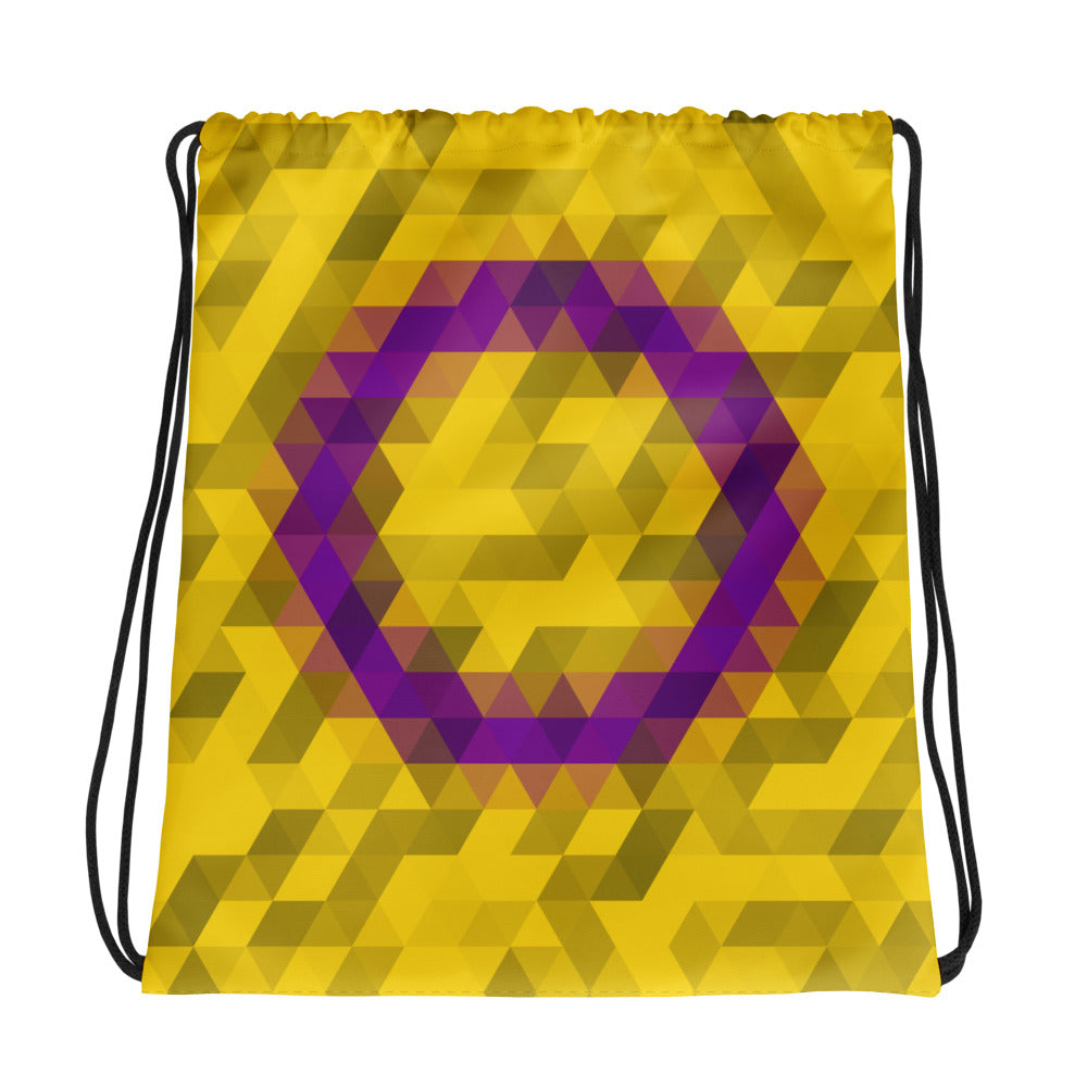 Intersexual Colors Low Poly Drawstring bag