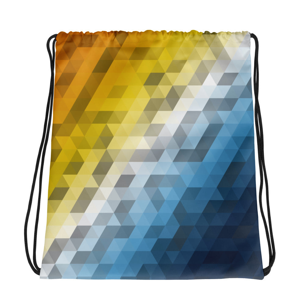 Aroace Colors Low Poly Drawstring bag