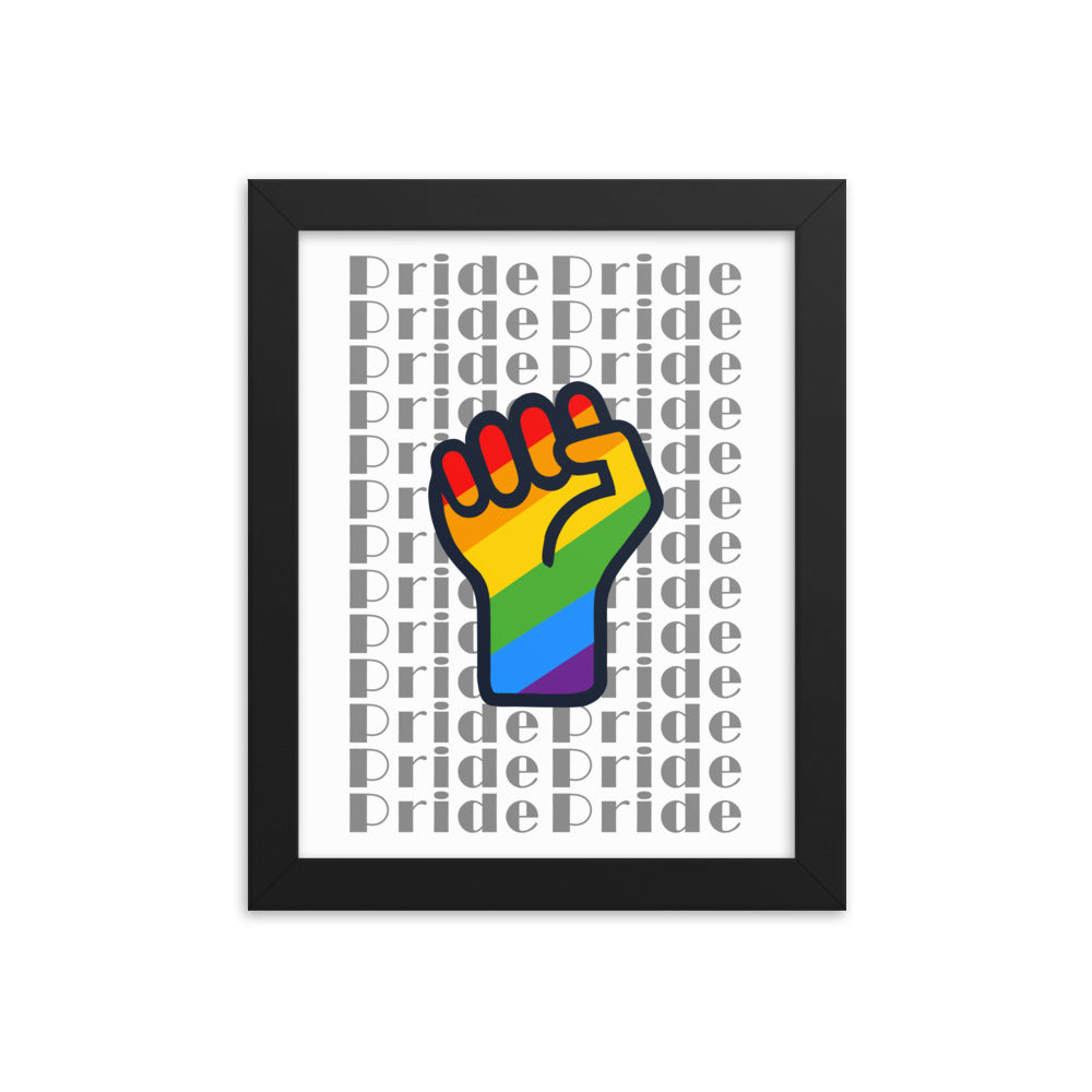 PRIDE Framed Poster