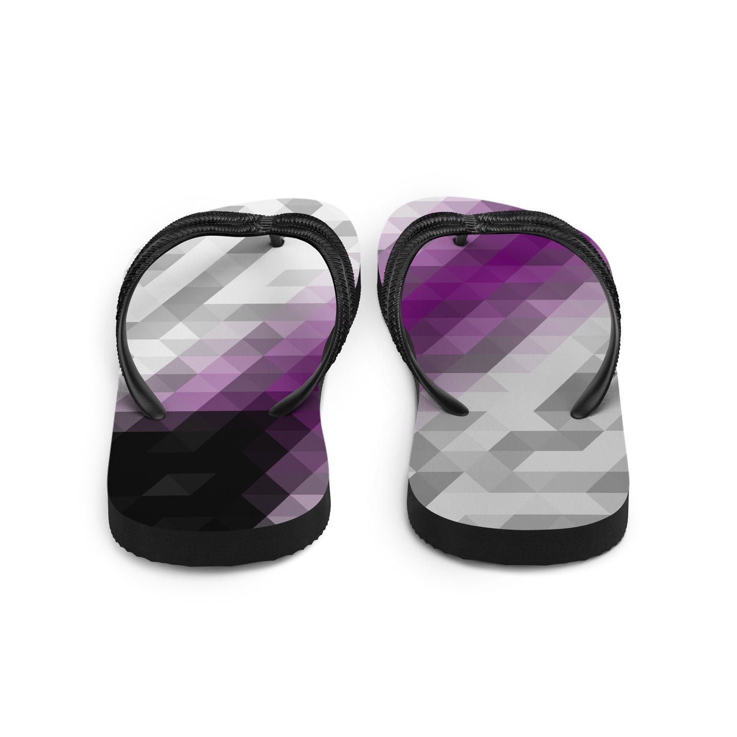 Demisexual Colors Low Poly Flip-Flops