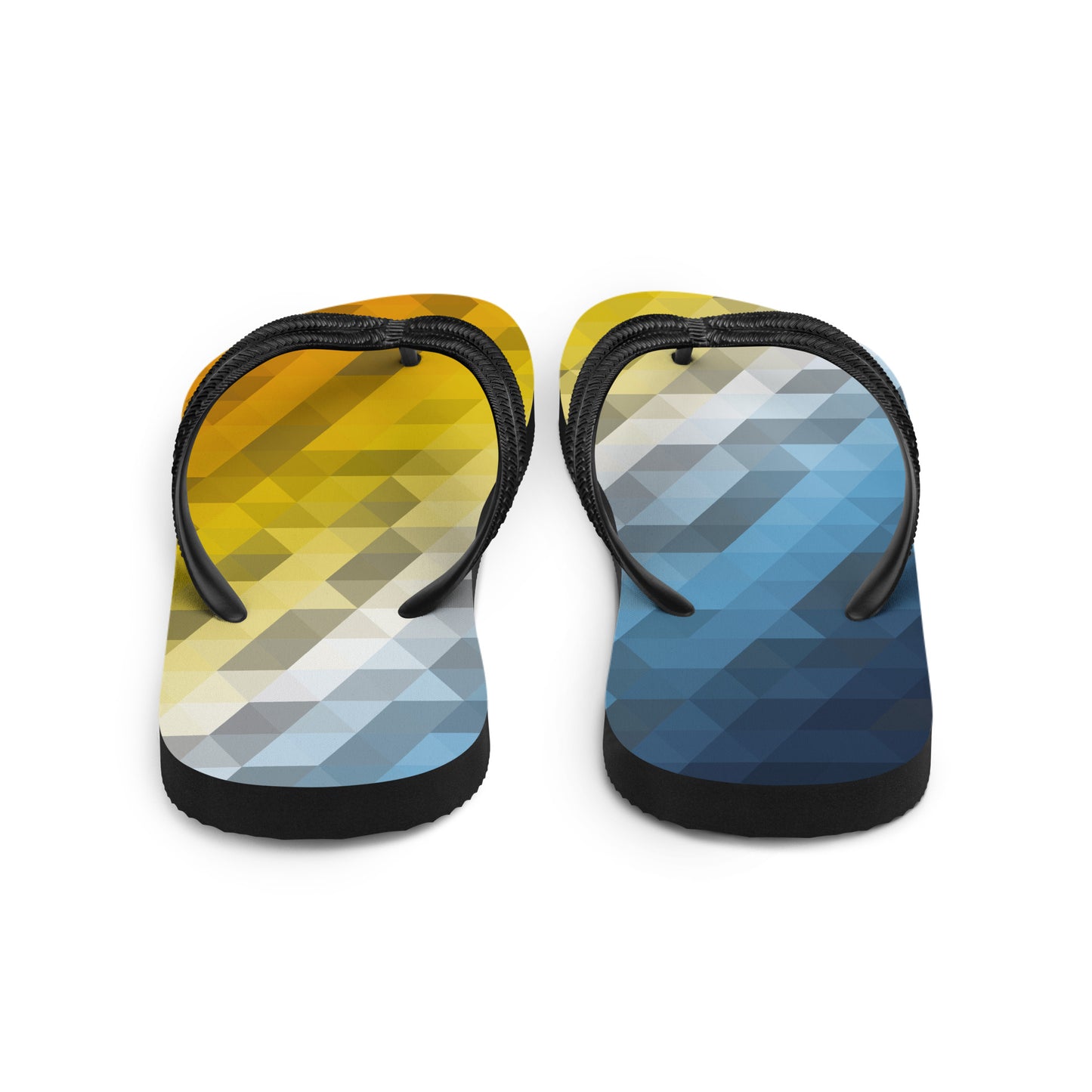 Aroace Colors Low Poly Flip-Flops