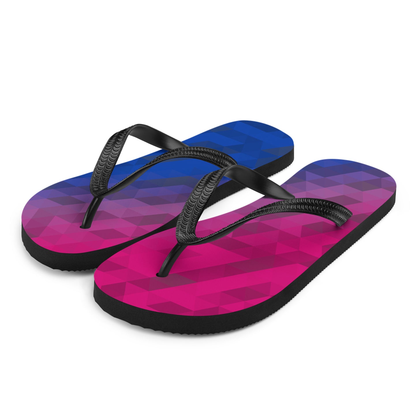 Bisexuell Farben Low Poly Flip Flops