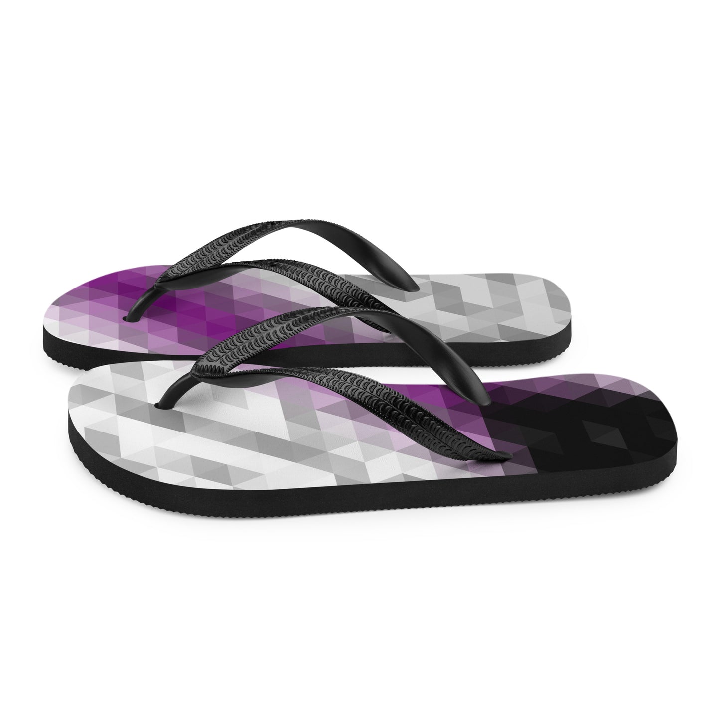 Demisexual Colors Low Poly Flip-Flops