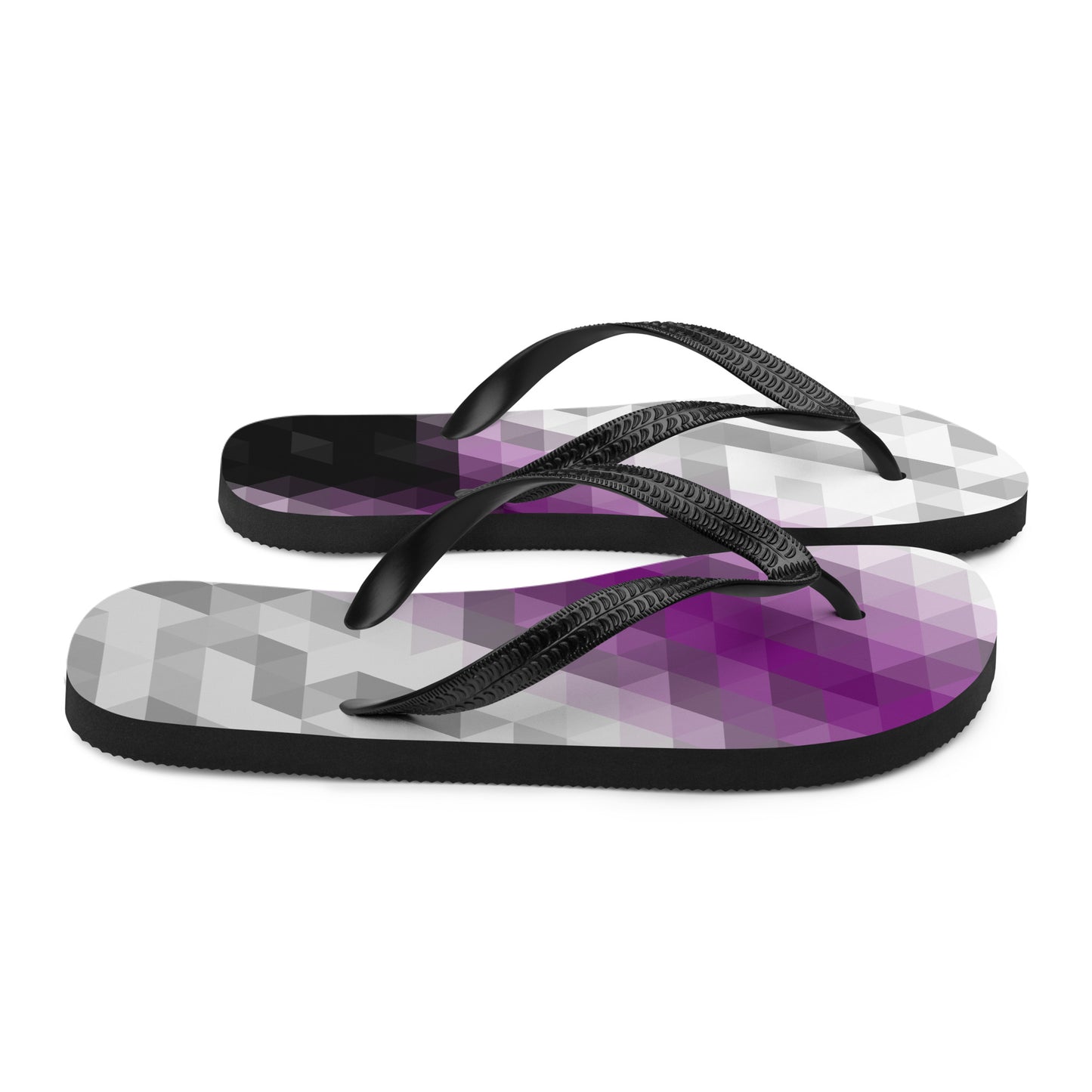 Demisexual Colors Low Poly Flip-Flops