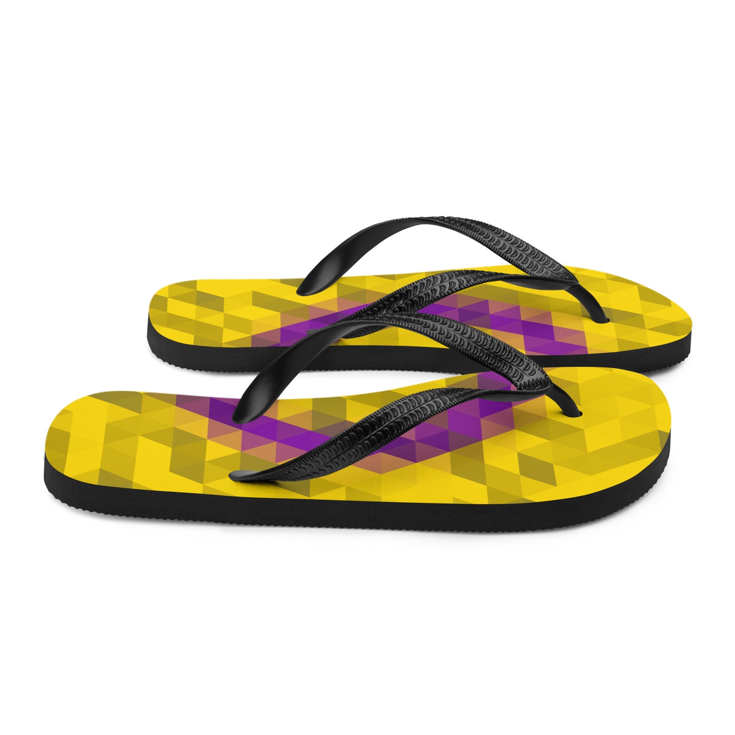 Intersexual Colors Low Poly Flip-Flops