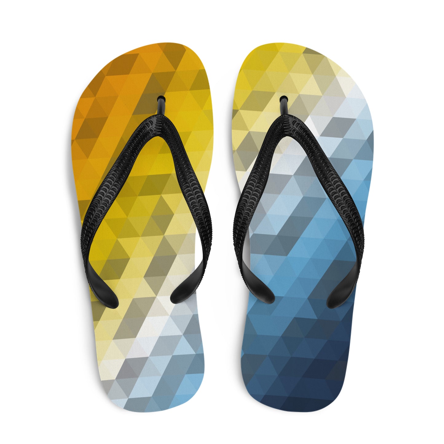 Aroace Colors Low Poly Flip-Flops