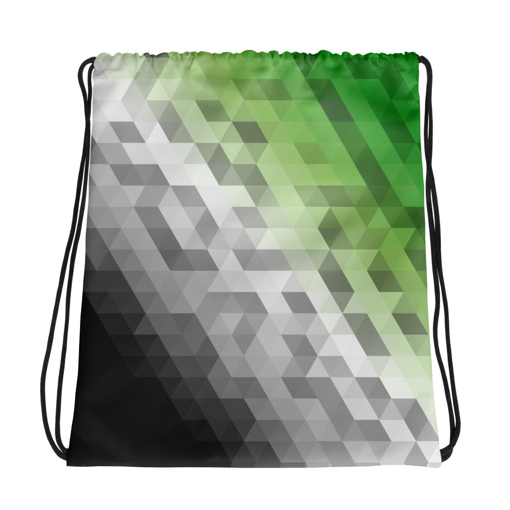 Aromantisch Farben Low Poly Sportbeutel