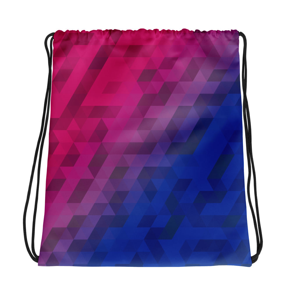 Bisexuell Farben Low Poly Sportbeutel