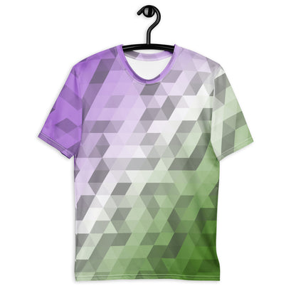 Genderqueer Farben Low Poly All-Over T-Shirt