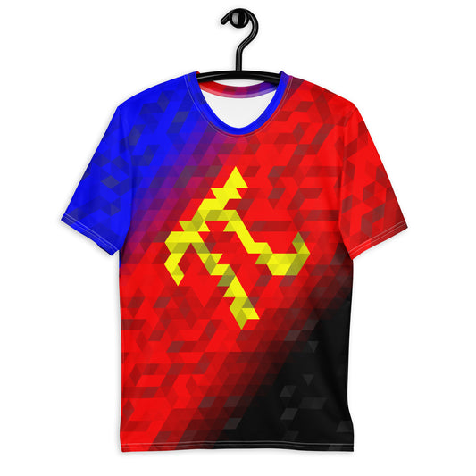 Polyamor Farben Low Poly All-Over T-Shirt