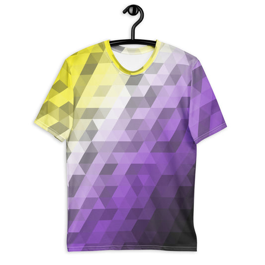 Nonbinär Farben Low Poly All-Over T-Shirt