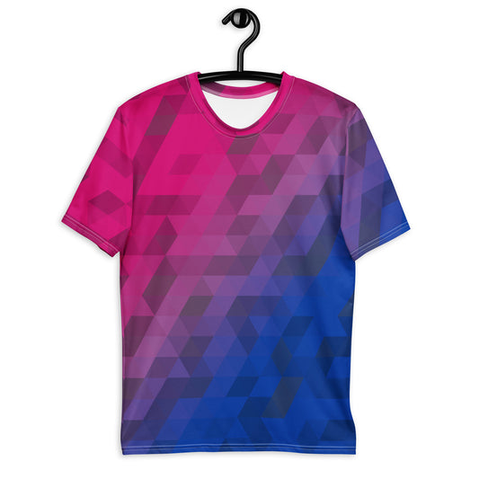 Bisexuell Farben Low Poly All-Over T-Shirt