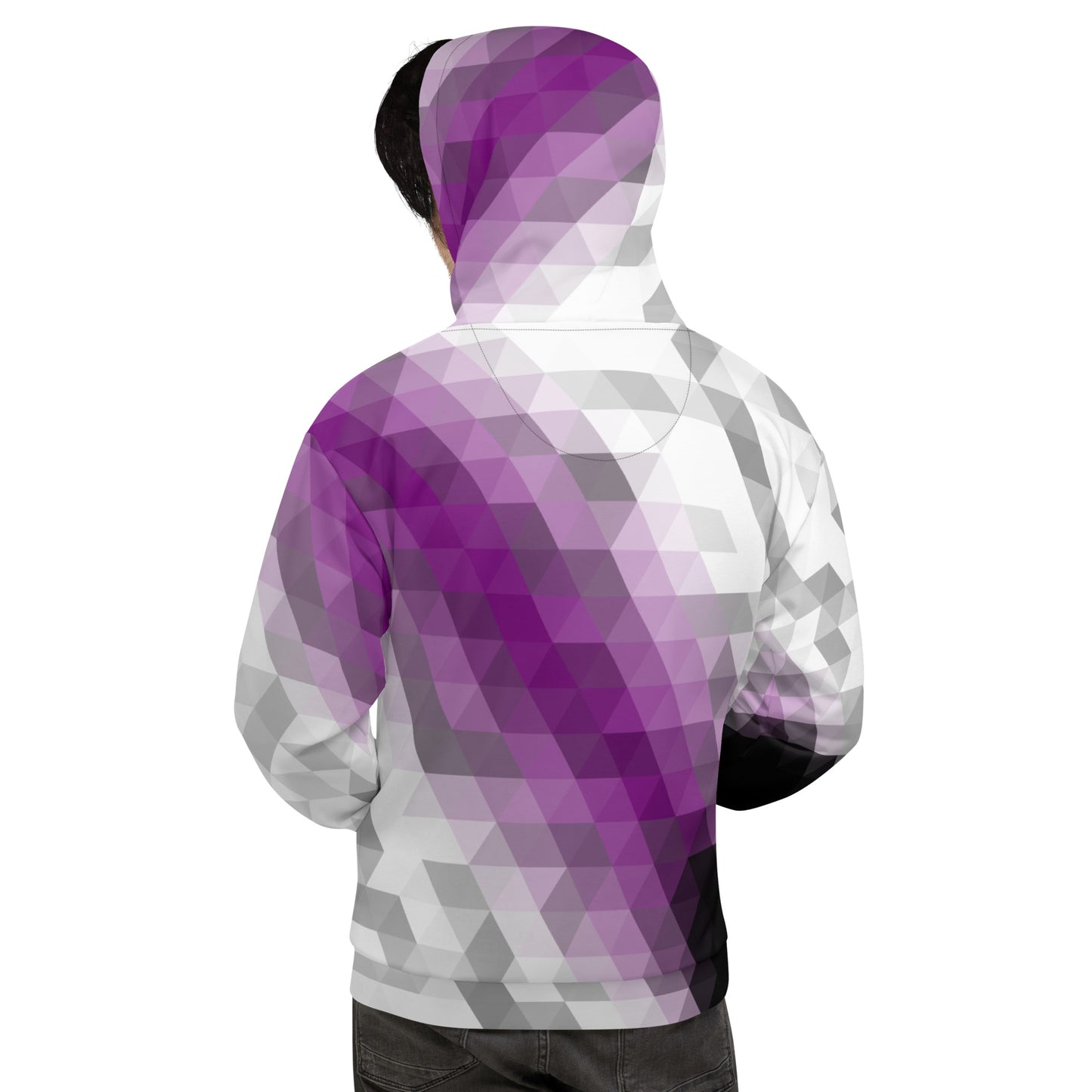 Demisexuell Farben Low Poly Hoodie