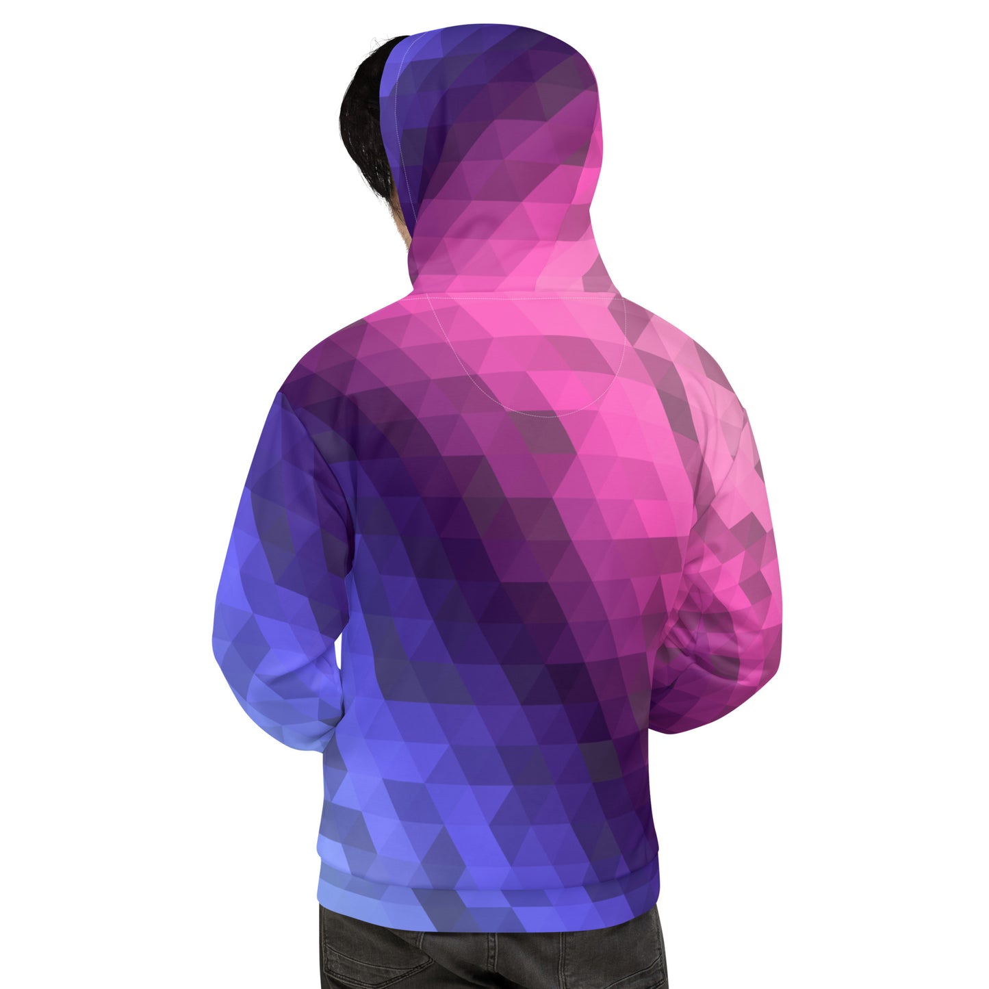 Omnisexuell Farben Low Poly Hoodie