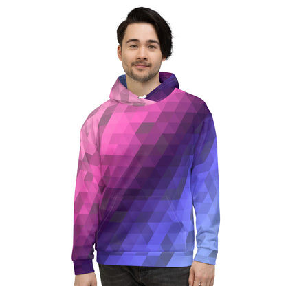 Omnisexuell Farben Low Poly Hoodie