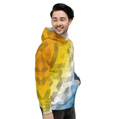 Aroace Farben Low Poly Hoodie