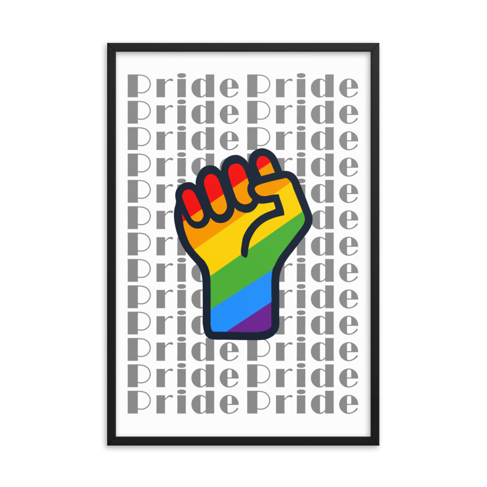 PRIDE Framed Poster