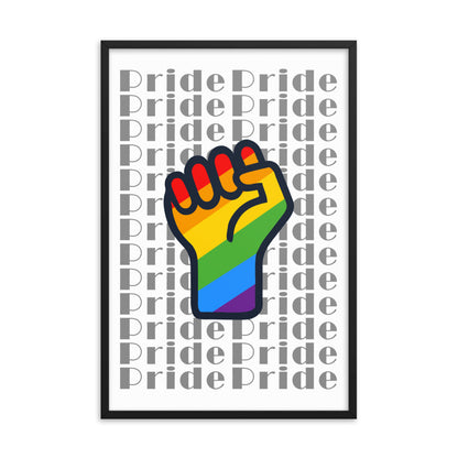 PRIDE Framed Poster