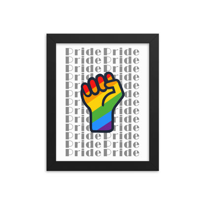 PRIDE Framed Poster