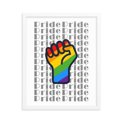 PRIDE Framed Poster
