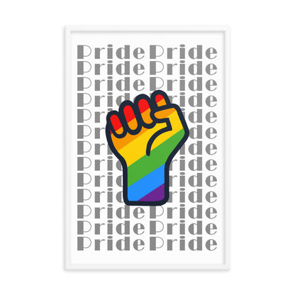 PRIDE Framed Poster