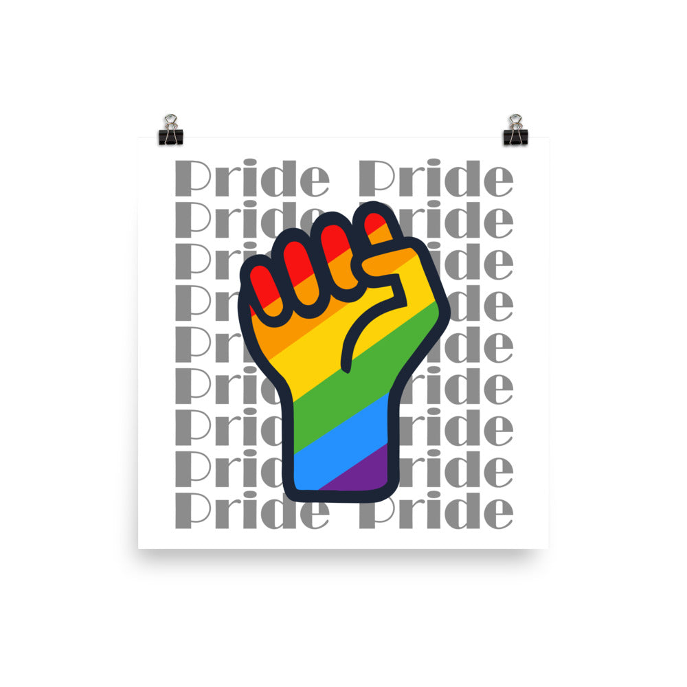 PRIDE Quadratisches Poster