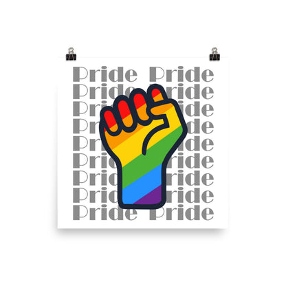 PRIDE Quadratisches Poster