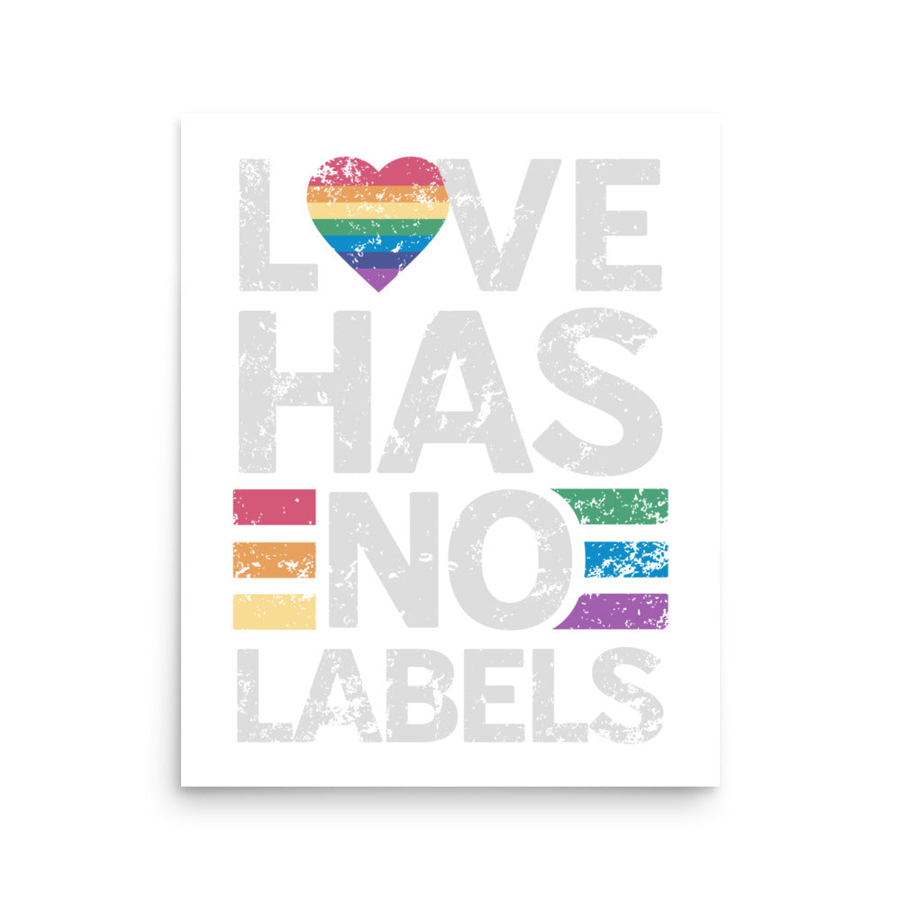 Love has no Labels Poster