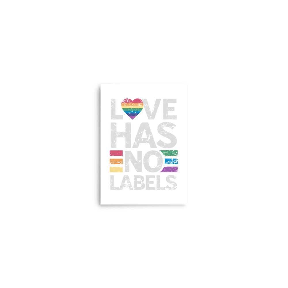 Love has no Labels Poster