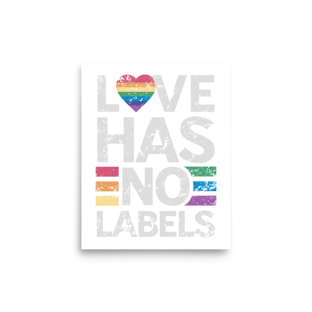 Love has no Labels Poster