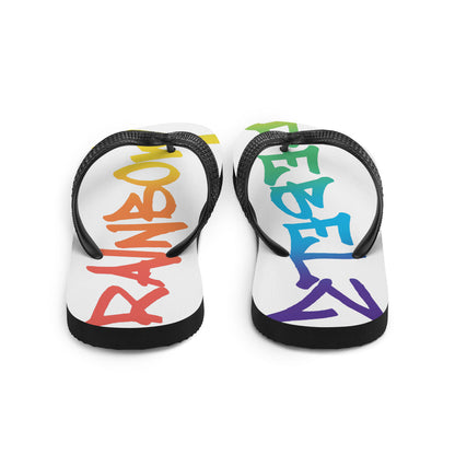 RainbowRebelz Flip Flops