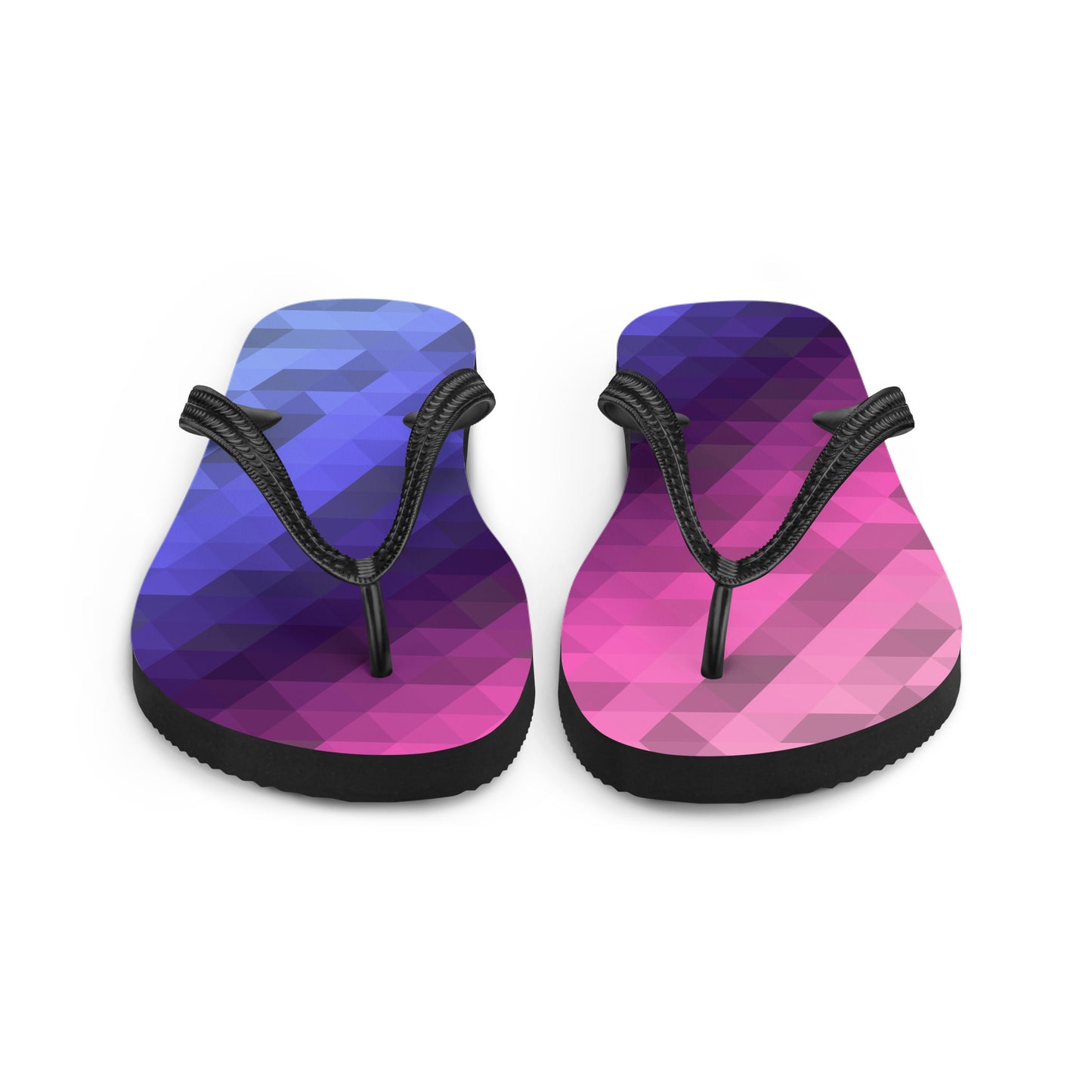 Omnisexuell Farben Low Poly Flip Flops