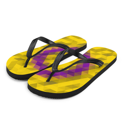 Intersexuell Farben Low Poly Flip Flops