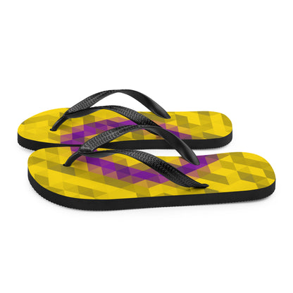 Intersexuell Farben Low Poly Flip Flops