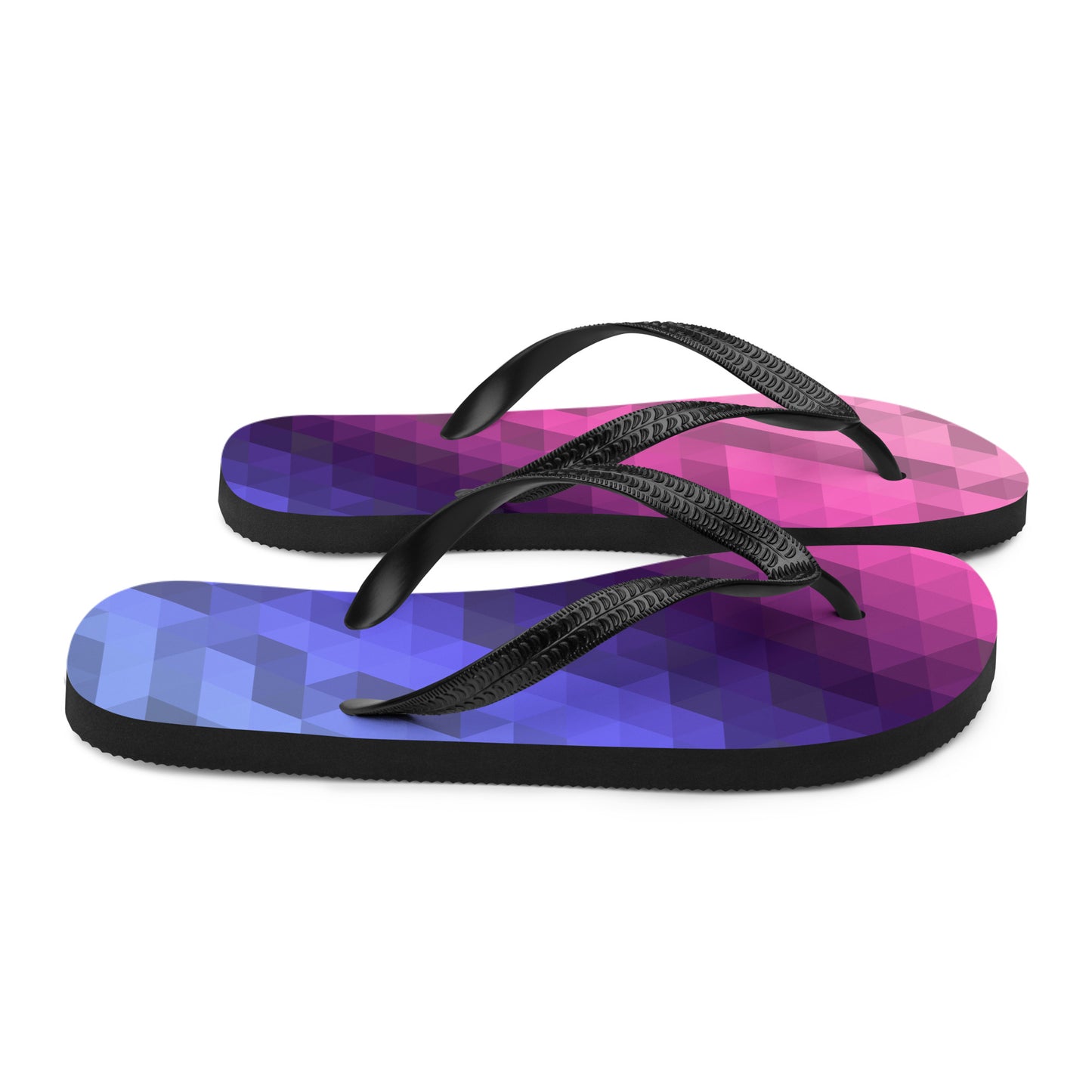 Omnisexuell Farben Low Poly Flip Flops