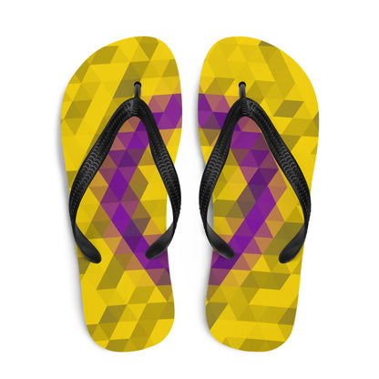 Intersexuell Farben Low Poly Flip Flops