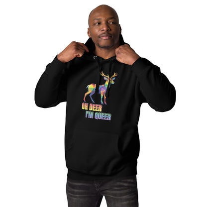 Oh Deer I'm Queer Hoodie